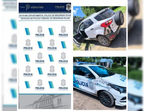 Chocaron un patrullero y una camioneta: una agente resultó con lesiones leves