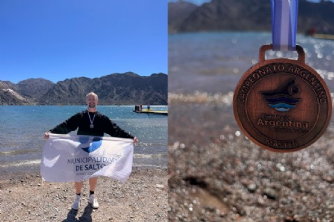 Podio nacional para el nadador saltense Lucas Monacci en San Juan