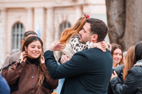 Salto rindió homenaje al general San Martín con un emotivo acto en la plaza central