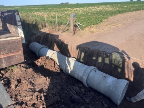 El municipio está realizando trabajos de mantenimiento en caminos rurales