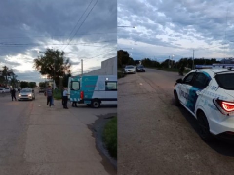 VIDEO | Choque entre un auto y una moto en Avenida Larrea y Saavedra