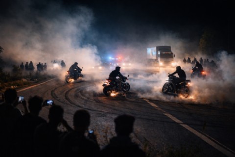 VIDEO | Maniobras temerarias en la ruta 45 encendieron la alarma entre vecinos