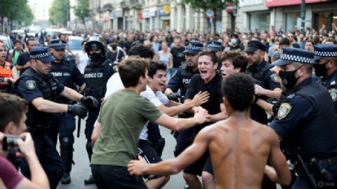 Violento enfrentamiento terminó con 3 aprehendidos, policías heridos y secuestro de armas y drogas