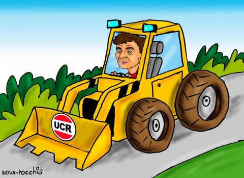 Osvaldo "movió el piso" en la UCR