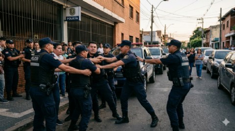 Violenta pelea entre policías a la salida de un boliche: desafectaron a un efectivo