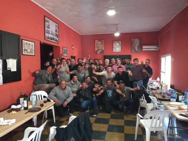 Luis Biorlegui celebró su cumpleaños junto a afiliados