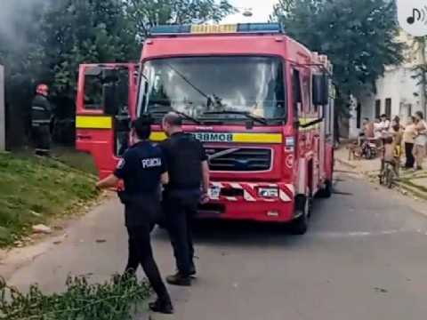 Barrio Progreso: se incendió una casa habitada por una persona discapacitada