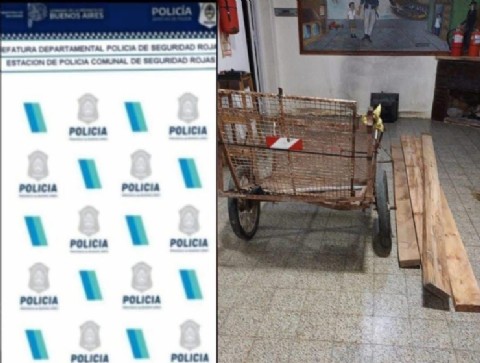 Allanaron una vivienda tras el robo en una maderera y recuperaron tirantes sustraídos