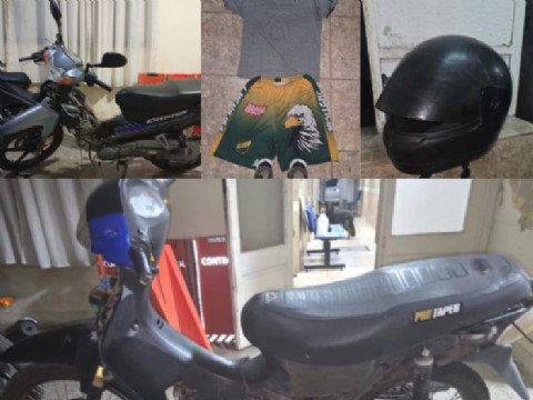 Recuperaron dos motos robadas en distintos hechos y hay tres menores involucrados