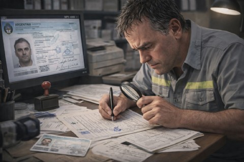 Detuvieron en Bayer a un hombre acusado de falsificar documentación oficial