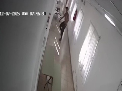 VIDEO | Detuvieron al autor de los destrozos en el CIC y recuperaron medicamentos robados