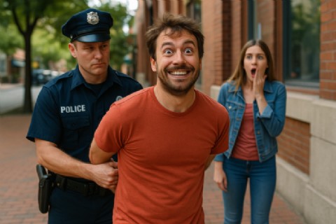 Violó una restricción de acercamiento y fue detenido en el centro