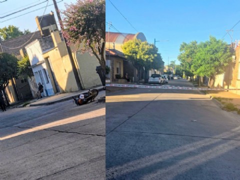 Choque entre un auto y una moto en Mármol y Dorrego dejó un herido