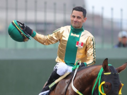 Gran triunfo internacional de Gustavo Calvente en el turf peruano