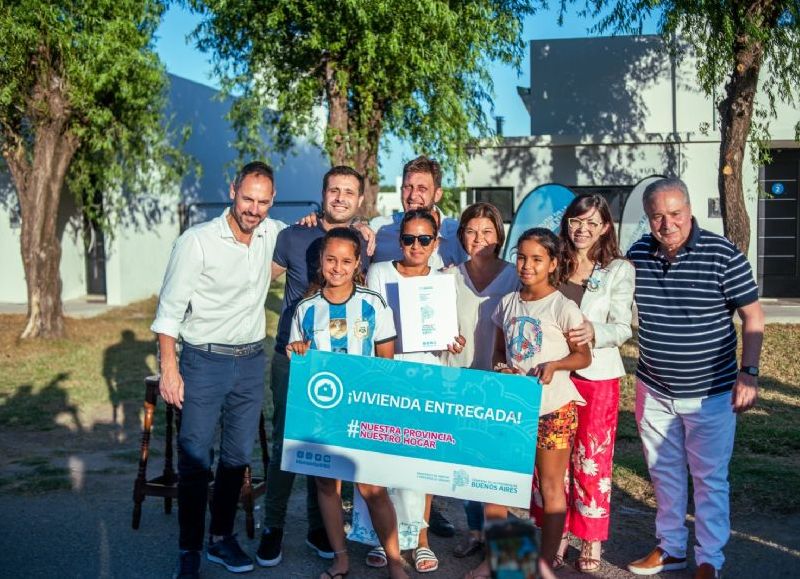 Salto: se entregaron nueve viviendas en Inés Indart