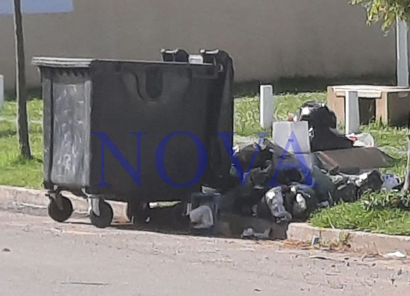 Vecinos denuncian un contenedor de basura desbordado en pleno barrio Progreso