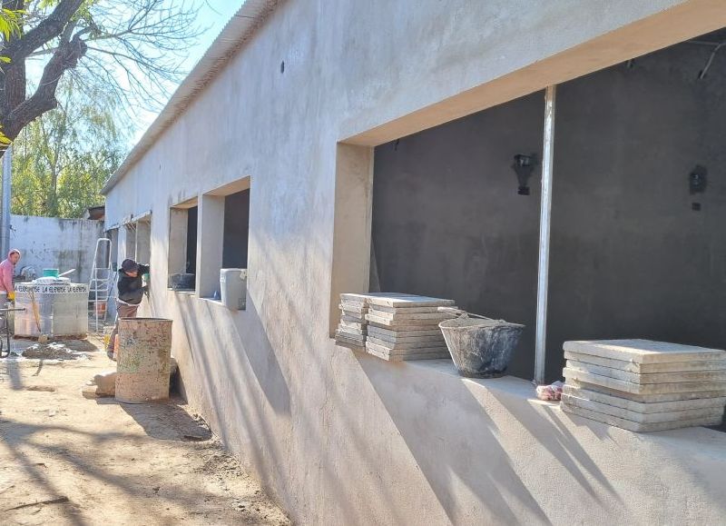 Continúa el avance de las obras en la Escuela Secundaria 3 “Marie Curie”