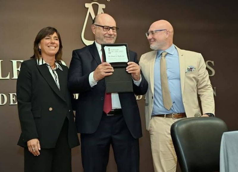 El abogado rojense Miguel Piedecasas sumó un nuevo reconocimiento en el ámbito jurídico nacional