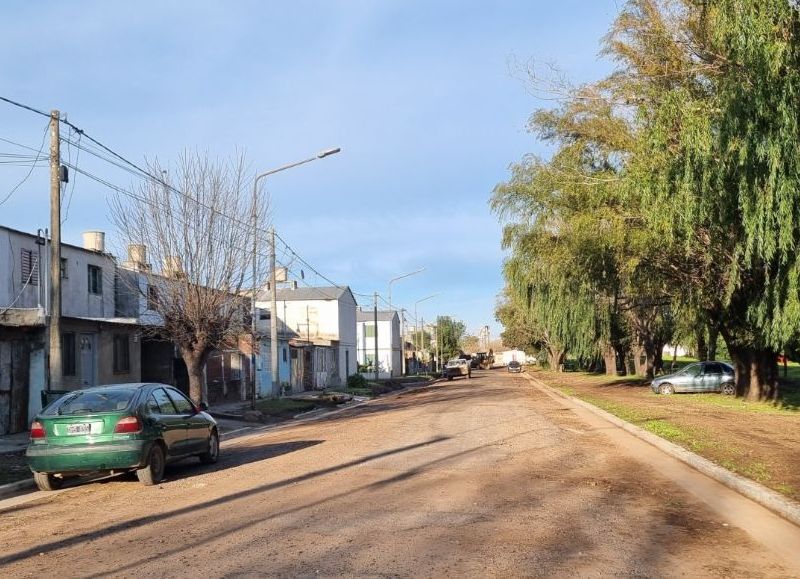 Se habilitó la obra de cordón cuneta en el barrio Nehuenche I