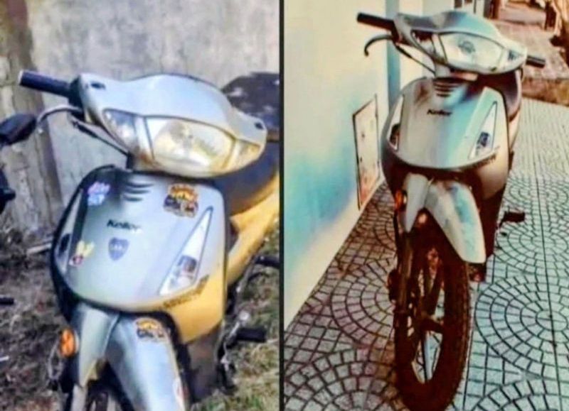 Le robaron la moto mientras estaba en su trabajo y piden ayuda para encontrarla