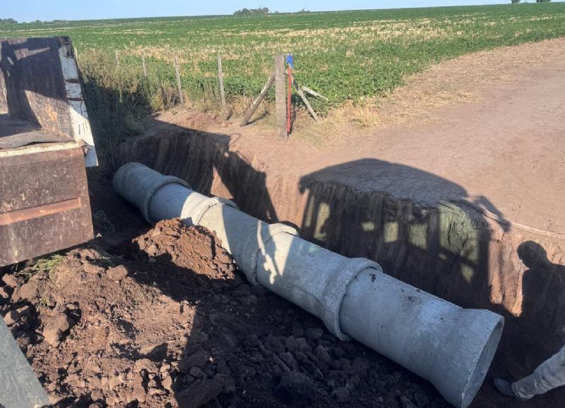 El municipio está realizando trabajos de mantenimiento en caminos rurales