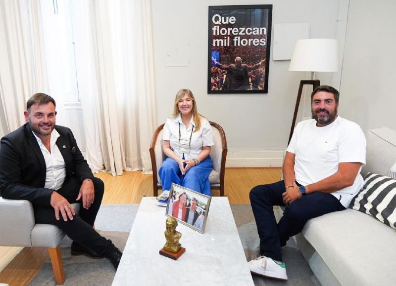 ¡Se viene la tormenta! Bouvier y Baguear se reunieron para gestionar obras provinciales