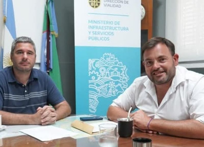 El intendente Bouvier gestionó obras y proyectos en La Plata