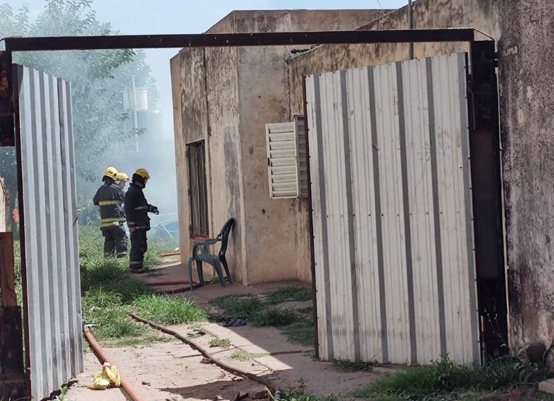 Ocurrió un principio de incendio en una vivienda ubicada en avenida Helguera