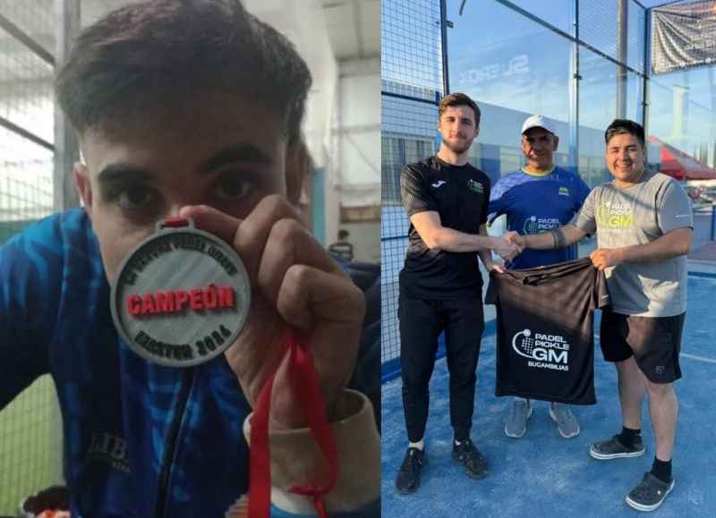 Dos deportistas rojenses llevan su talento al pádel mexicano