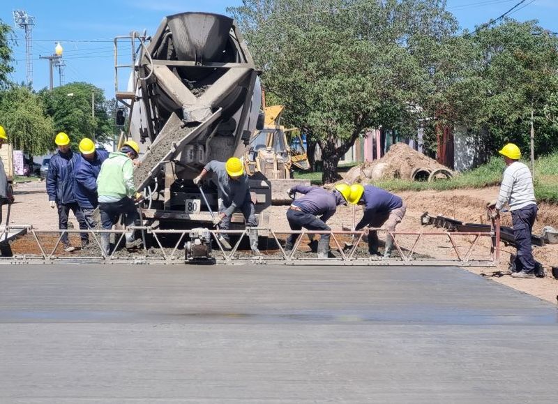La segunda etapa de pavimentación de la avenida Diego Trillo llega a su etapa final