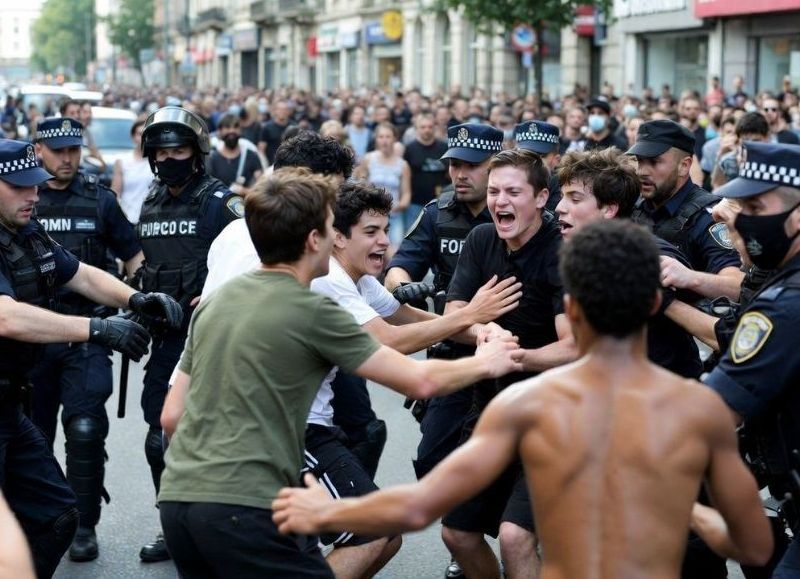 Violento enfrentamiento terminó con 3 aprehendidos, policías heridos y secuestro de armas y drogas