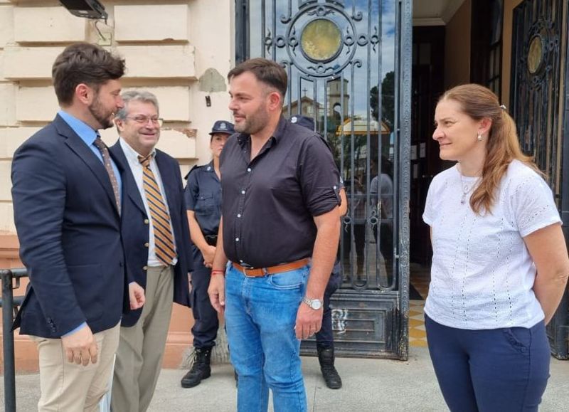 El intendente de Rojas, Román Bouvier, se reunió con el Cónsul General de Italia en Rosario