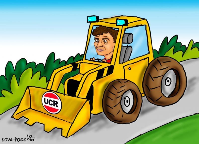 Osvaldo "movió el piso" en la UCR