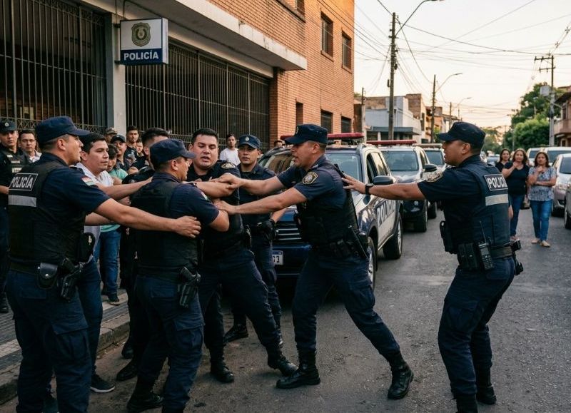 Violenta pelea entre policías a la salida de un boliche: desafectaron a un efectivo