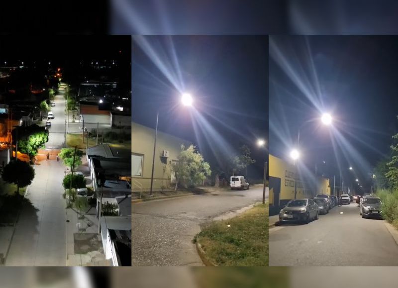 VIDEO | Continúa la instalación de nuevas luminarias en barrios de la ciudad