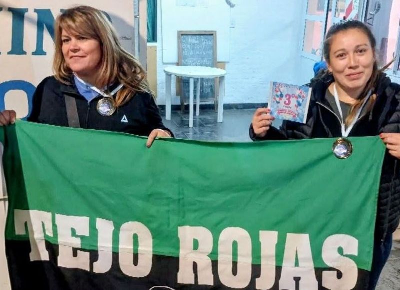 Dos rojenses subieron al podio en un torneo de tejo en Pergamino