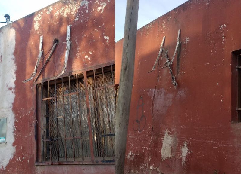 Robaron los motores de dos aires acondicionados de la Escuela 15
