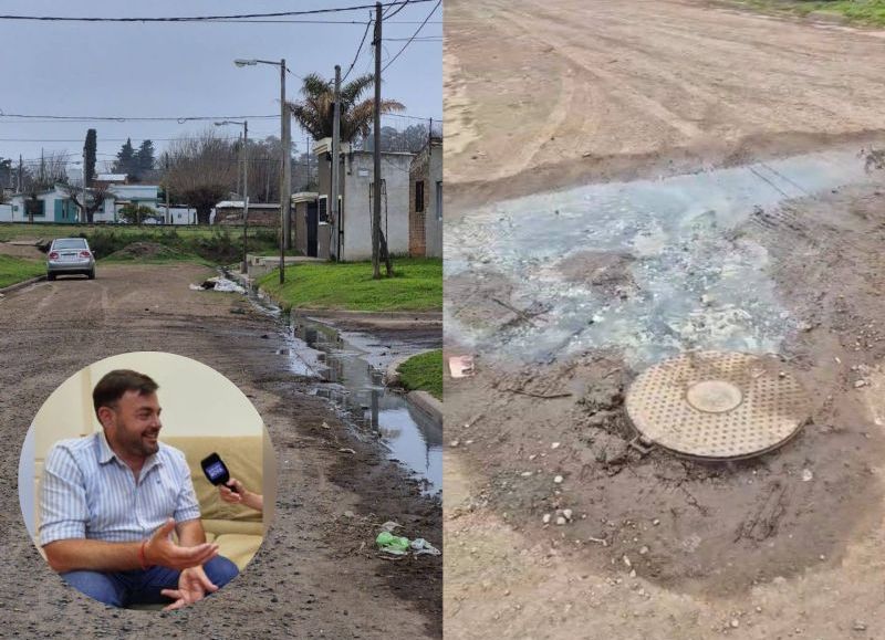 Santa Rita: Bouvier aseguró que el Municipio ya intervino con limpieza y reparación de cloacas tras queja vecinal