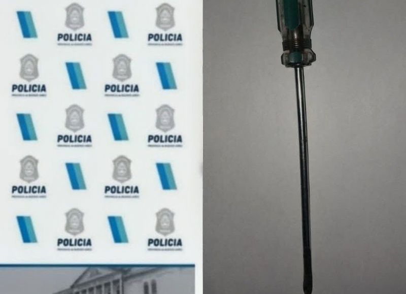 Allanaron la casa de un alumno y secuestraron un elemento punzante