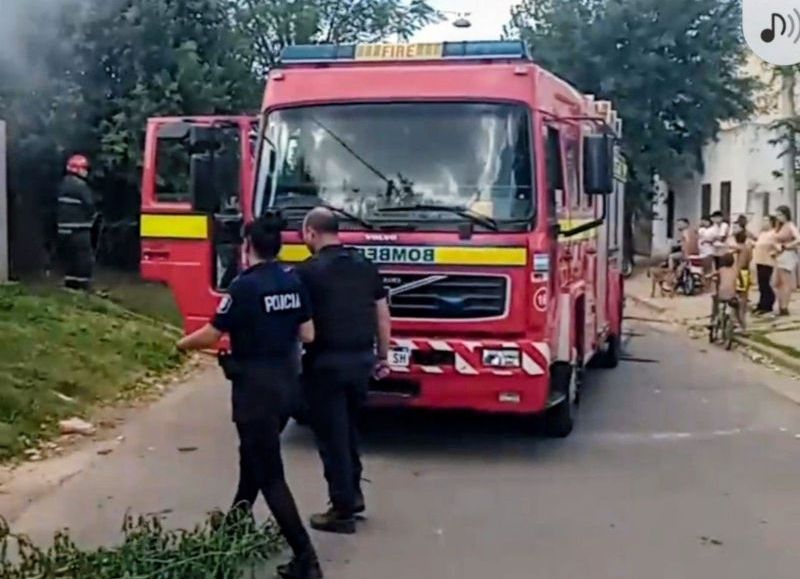 Barrio Progreso: se incendió una casa habitada por una persona discapacitada