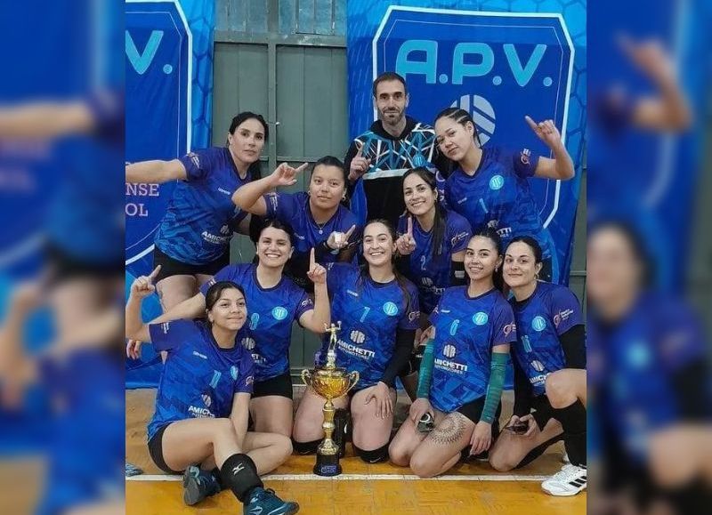 La sexta de Argentino campeona en vóley