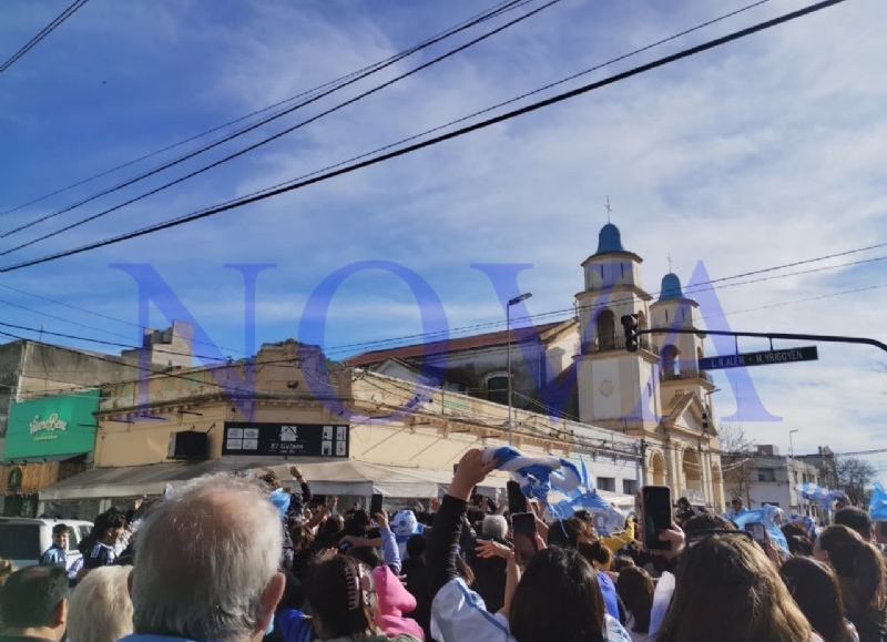 VIDEO | Festejos en Plaza San Martín tras el agónico triunfo de la Selección