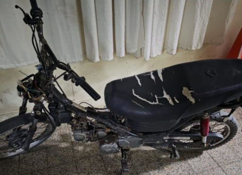 Recuperaron la moto robada a un vecino
