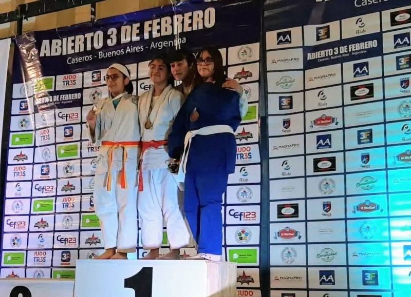 Judokas de Sportivo participaron en el décimo Torneo Abierto de Tres de Febrero