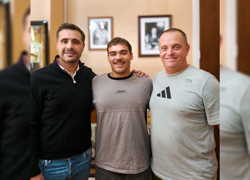 El municipio demostró su apoyo a Román Gaspar: "Acompañamos a nuestros jóvenes deportistas"