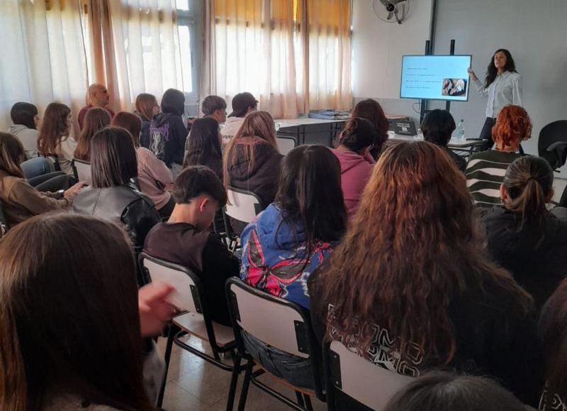 Se realizó una jornada de concientización sobre el uso del vaper en la Escuela Secundaria 5