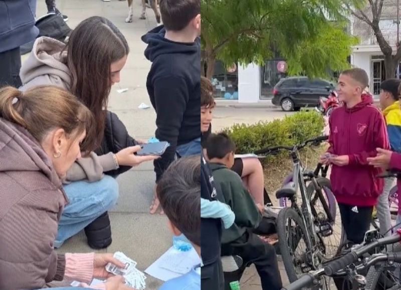 VIDEO | La pasión por el Mundial se vivió en la plaza con un multitudinario canje de figuritas