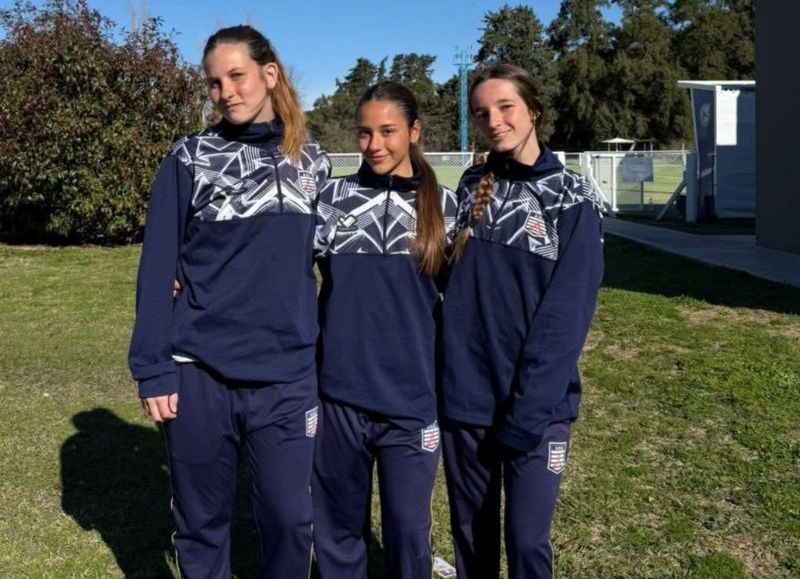 Tres rojenses subieron al podio con la Selección de AHO en Mendoza