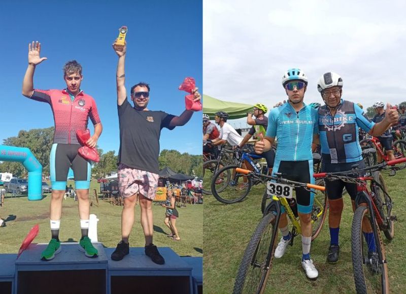 Valentino Aguilar se impuso en Junín y lideró una gran actuación de ciclistas rojenses en la Laguna de Gómez