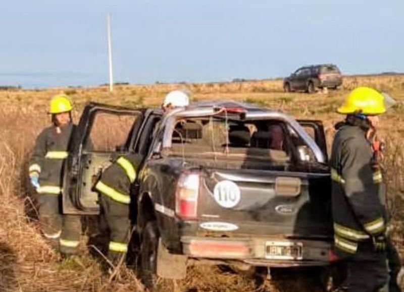 Violento vuelco en la Ruta Provincial 31: un hombre resultó gravemente herido